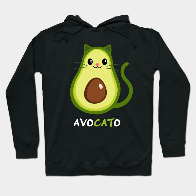 Avocato - Perfect Gift Idea for Cats and Avocado Lovers, Best for Christmas, Birthday or any Occasion, for Cat and Avocado Lover Girls, Boys, Men, Women, Wife, Husband, Grandma, Grandpa, Hoodie by Fanboy04